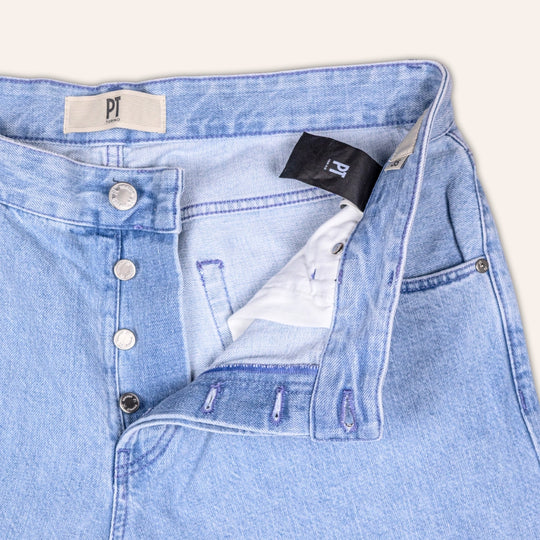 Bleach Washed Denim Modern Cut