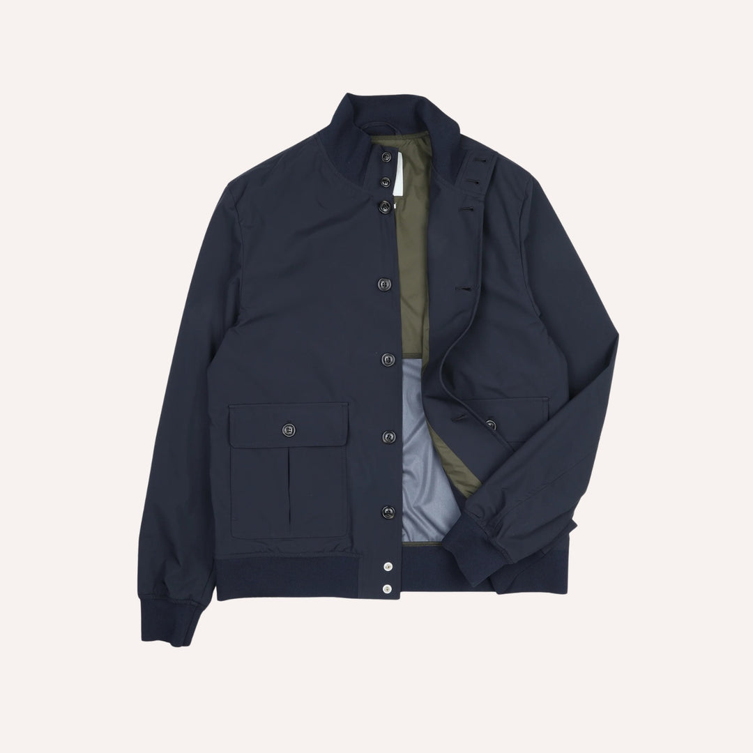 Navy Technical Waterproof Valstarino Jacket