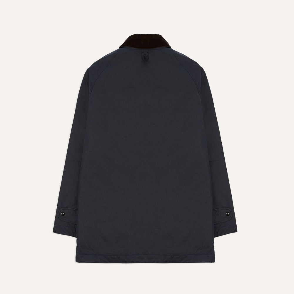 Navy Waxed Coverall Jacket