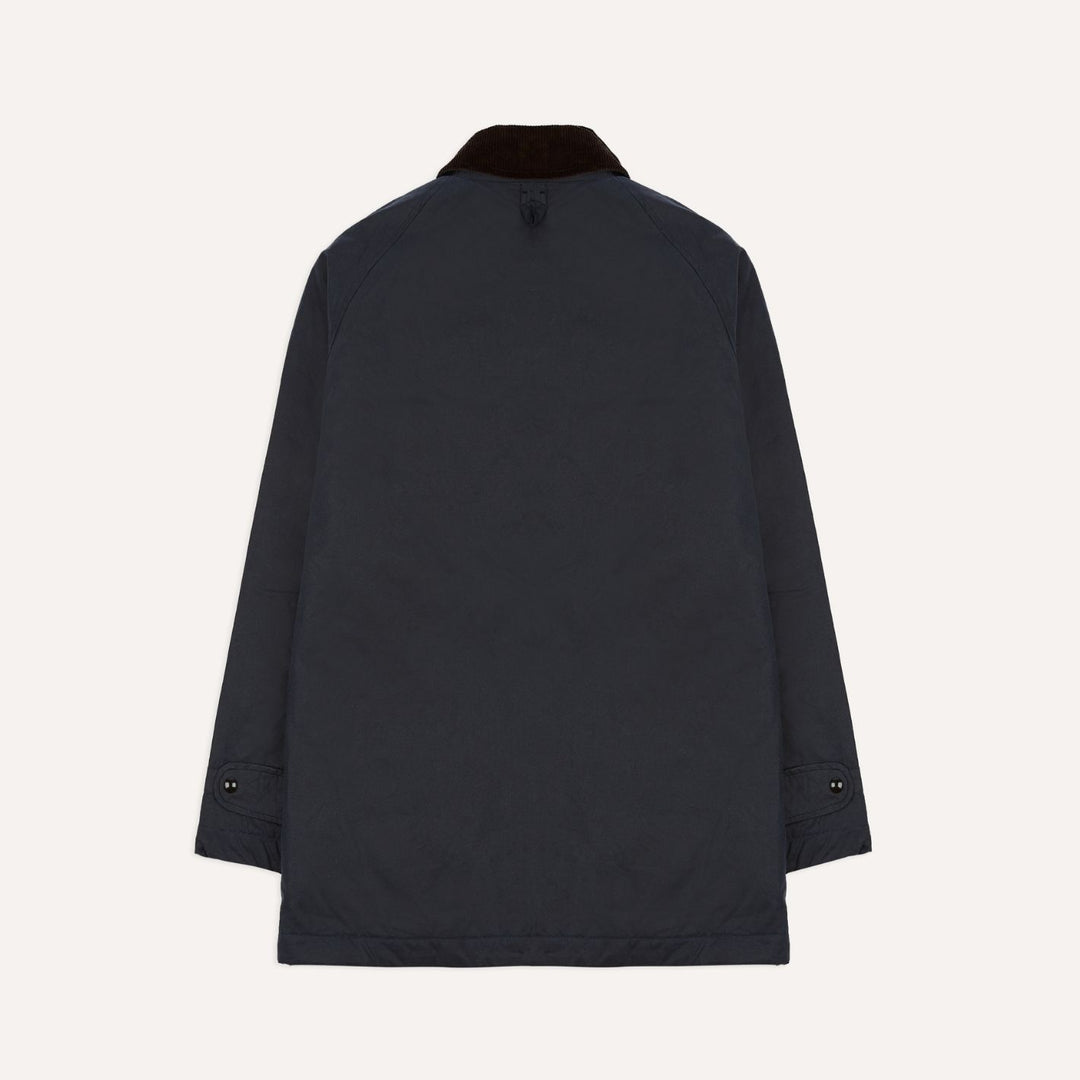 Navy Waxed Coverall Jacket
