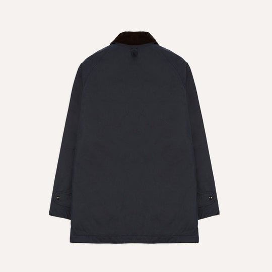 Navy Waxed Coverall Jacket