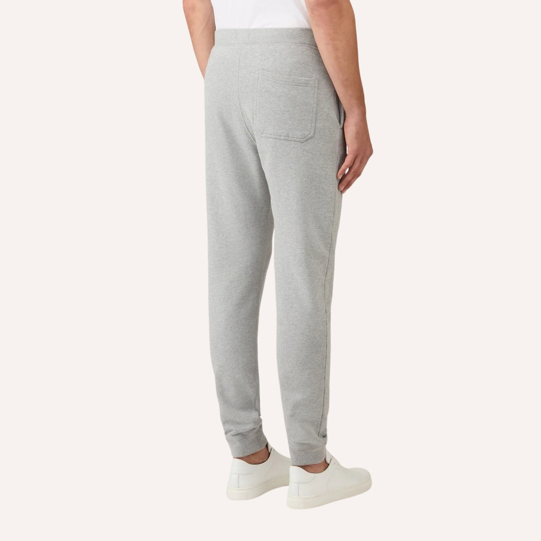 Grey Melange Loopback Track Pant