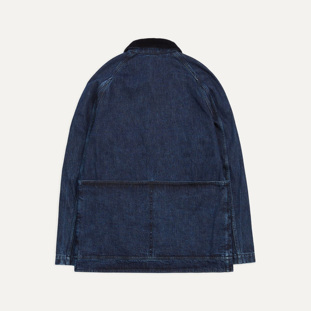 Indigo Lined Raglan Denim Chore Jacket