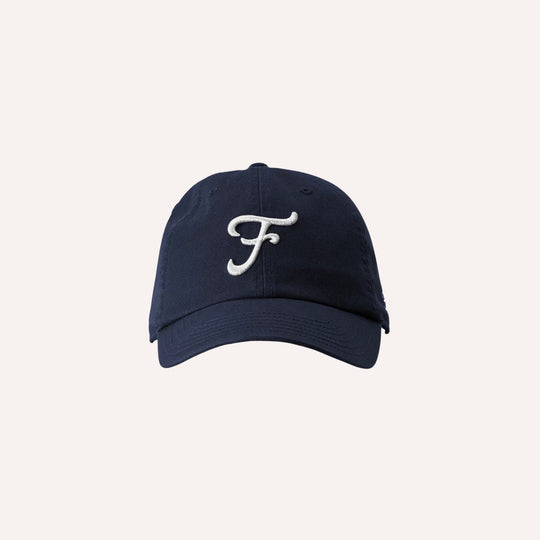 Navy Logo Embroidery Cotton Cap