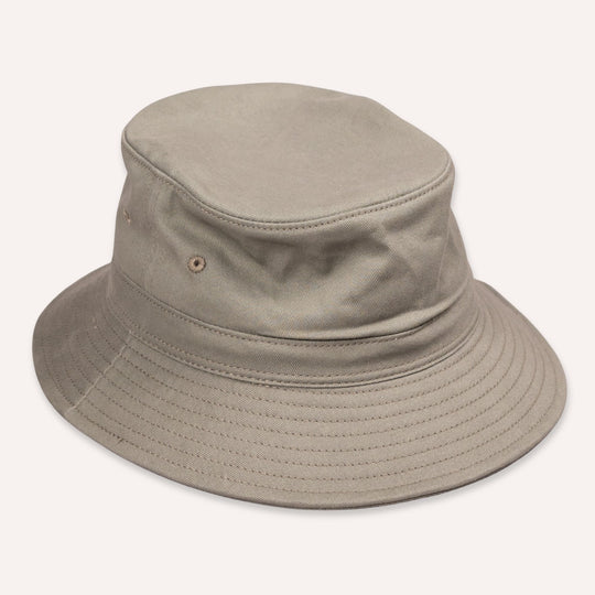 Olive Green Cotton Bucket Hat
