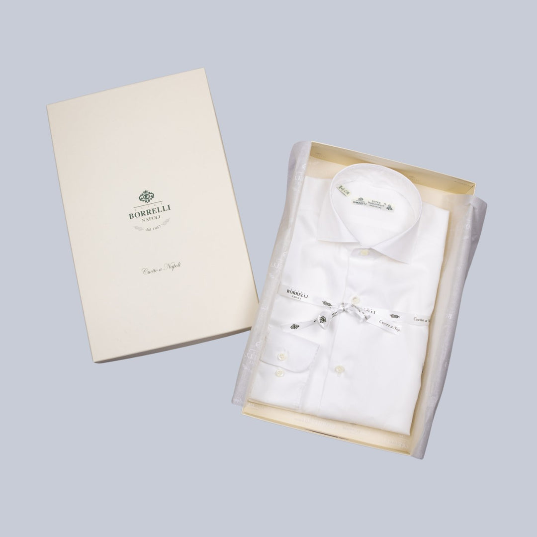 White Cutaway Shirt Sakellaridis