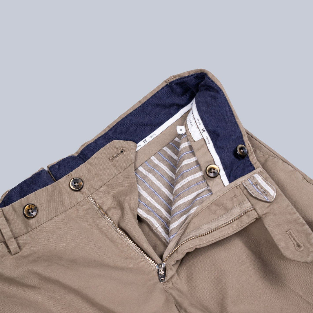 Taupe Cotton Chino