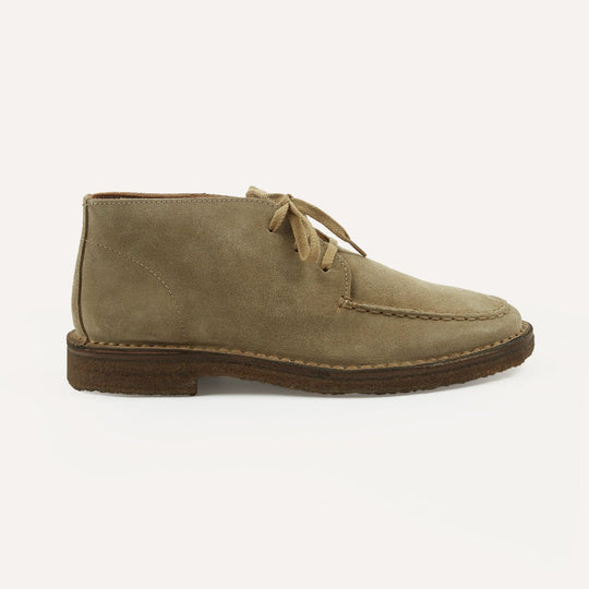Crosby Sand Suede Moc-Toe Chukka Boot