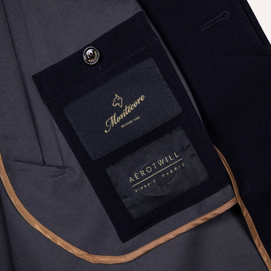 Navy Unlined Technical Car Coat