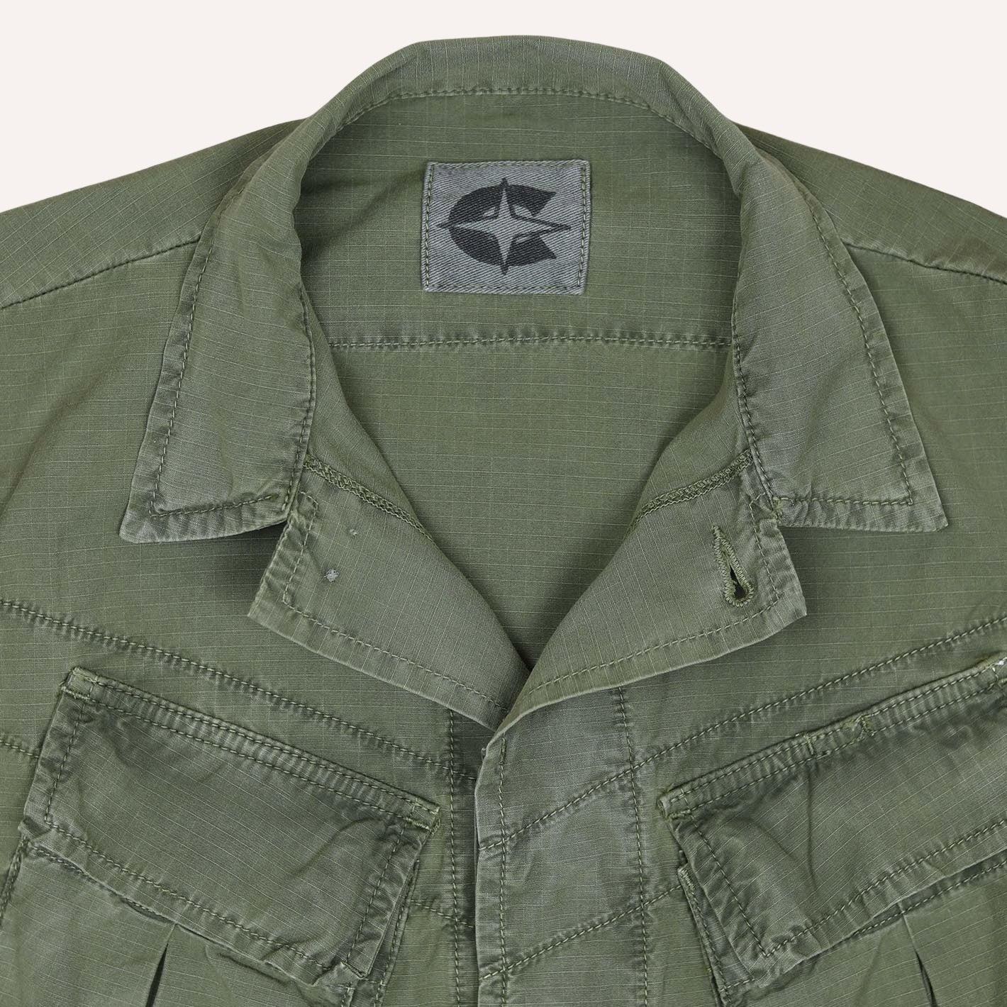 Green Cotton Fatigue Jungle Jacket – Lund & Lund