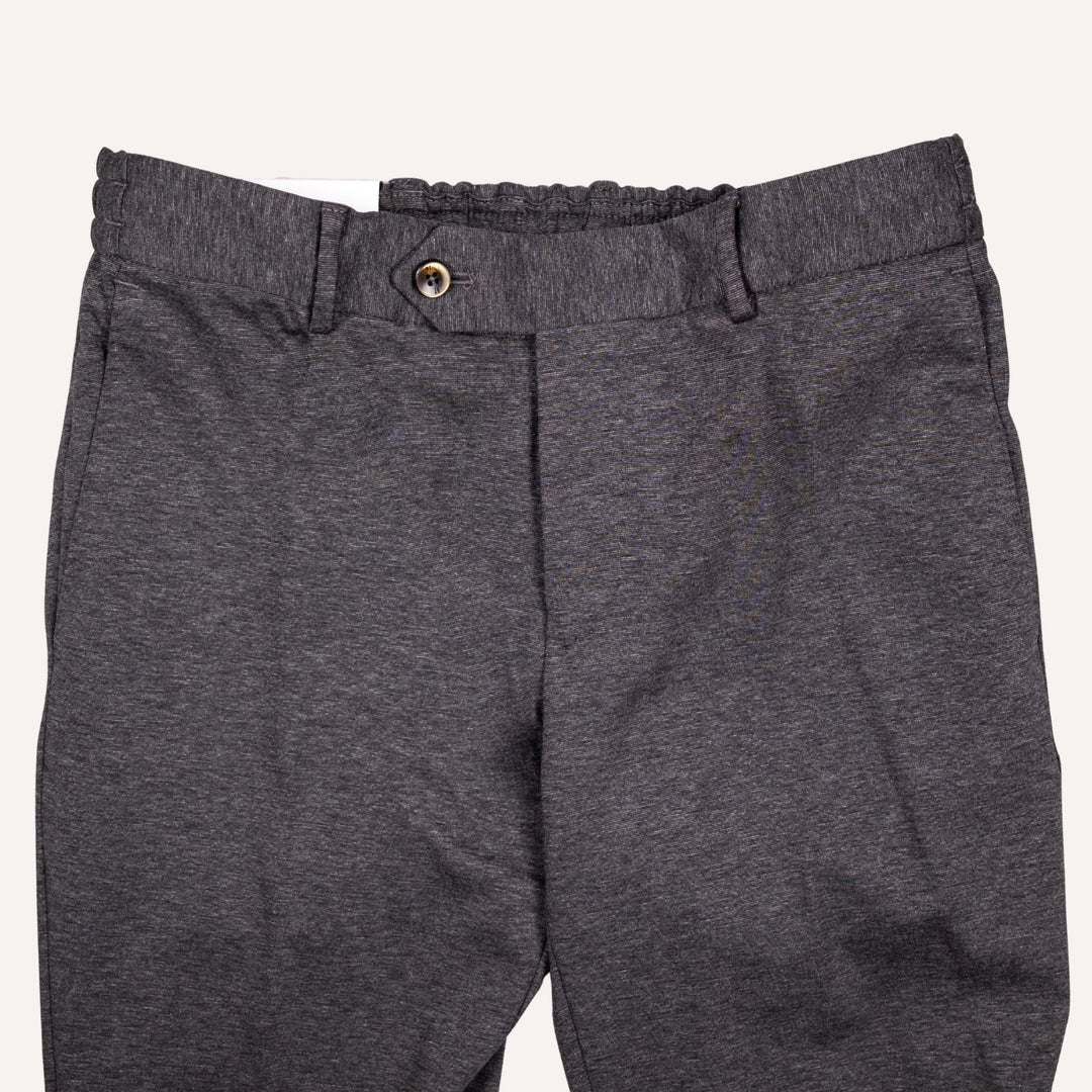 Grey Melange Travel Trouser