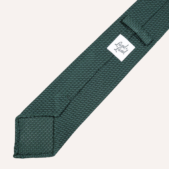 Sapphire Green Grenadine Silk Tie