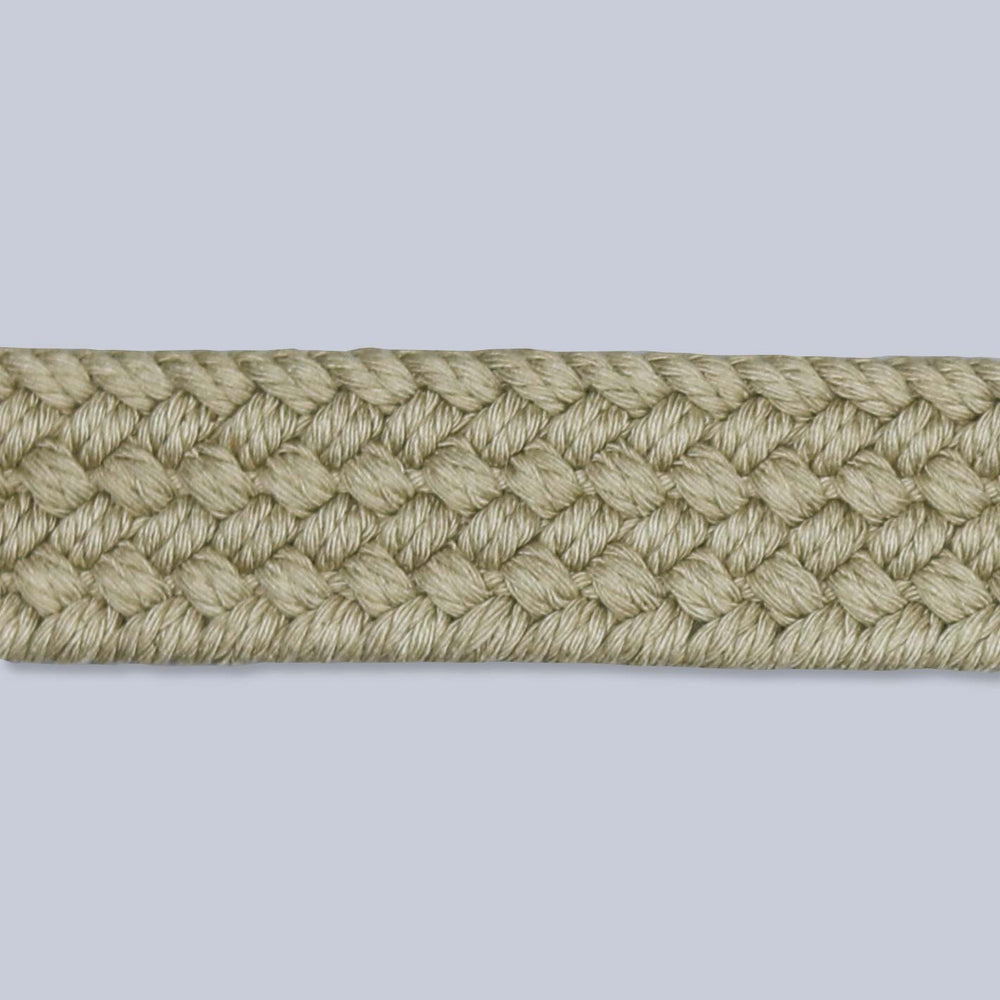 Beige Double Ring Woven Belt