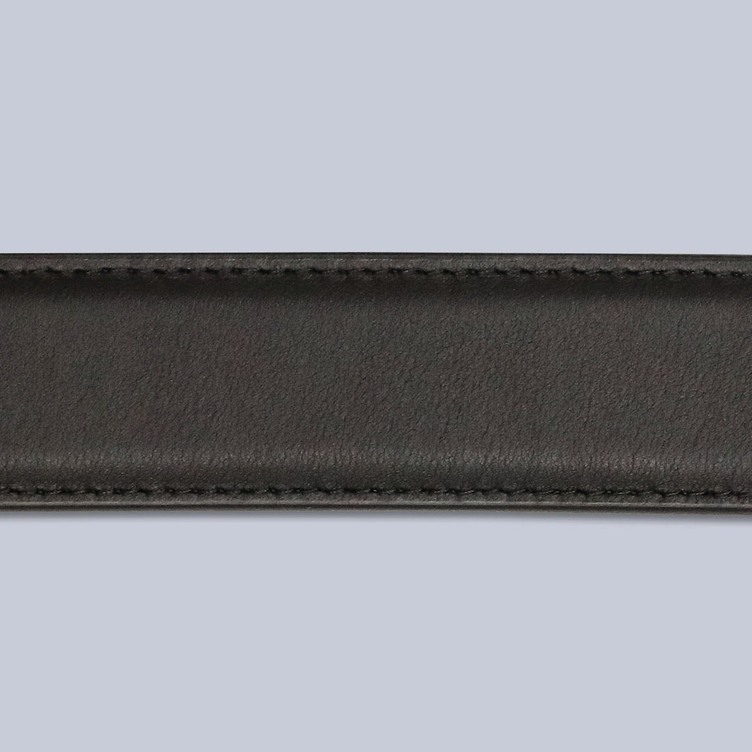 Brown Wide Nappa Calf Leather Belt