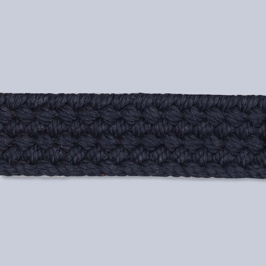 Navy Double Ring Woven Belt