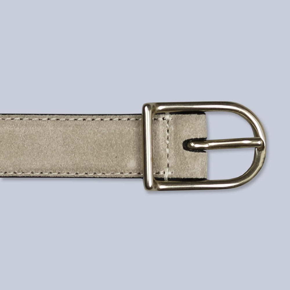 Sand Suede Leather 25mm Belt