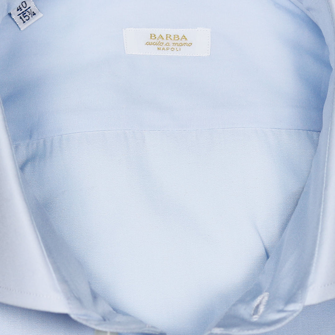 Light Blue Poplin Regular Fit Cutaway Shirt