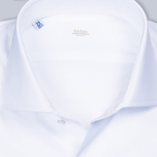 White Double Cuff Regular Fit Handmade Shirt