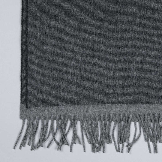 Begg x Co Grey Vale Lambswool Cashmere Scarf
