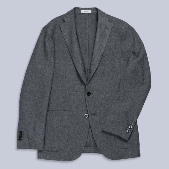 Grey Wool Cashmere Blazer