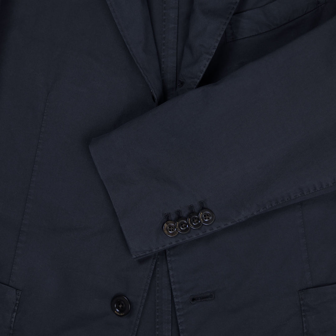 Navy Cotton Suit