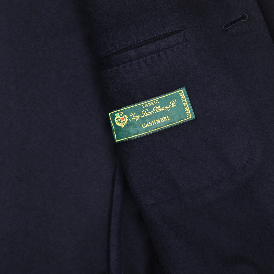 Navy Pure Loro Piana Cashmere Blazer