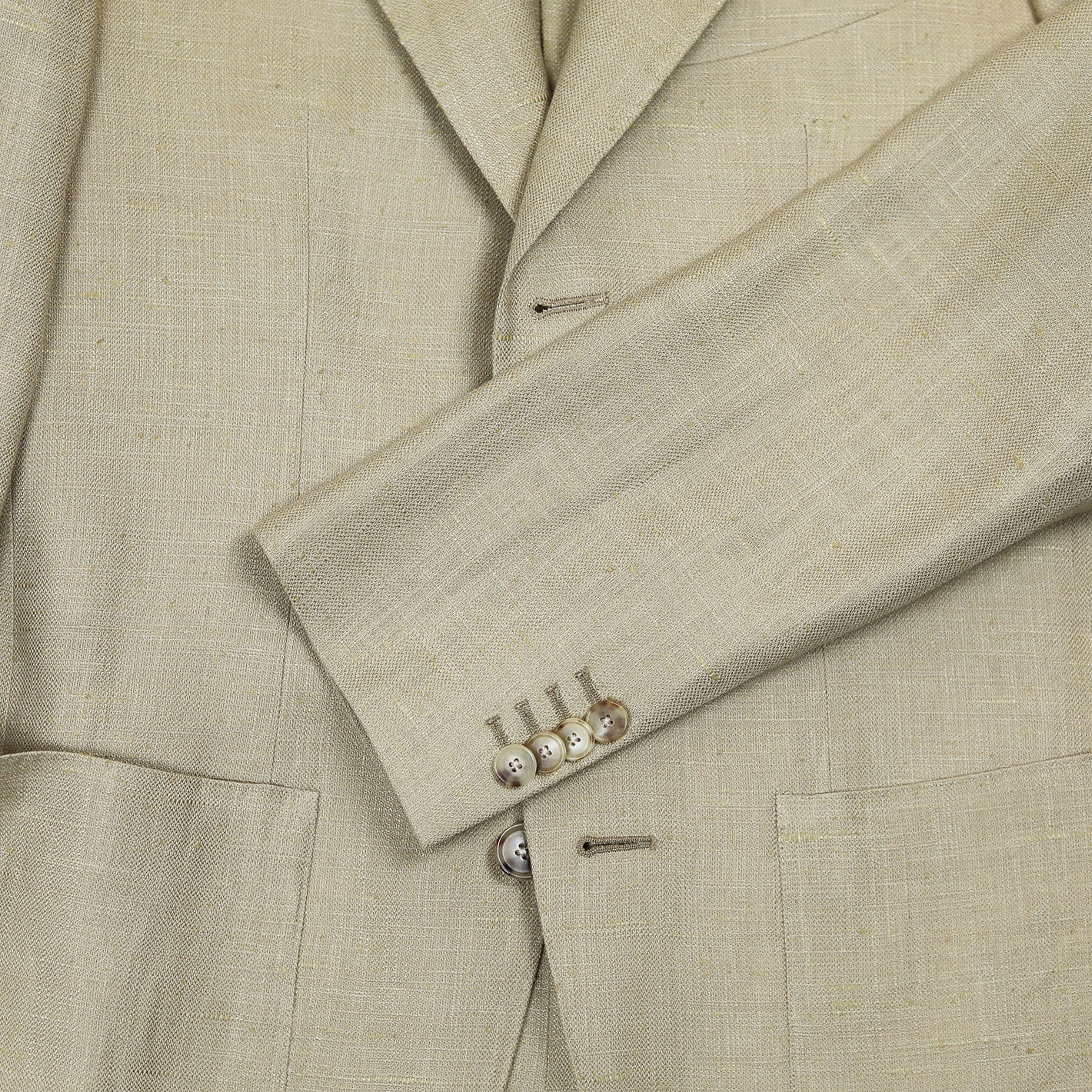 Wheat Linen Silk Blazer Lund Lund