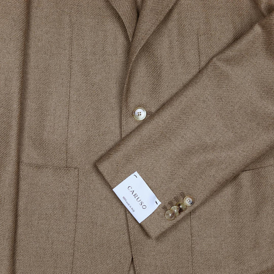 Camel Wool Cashmere Butterfly Blazer