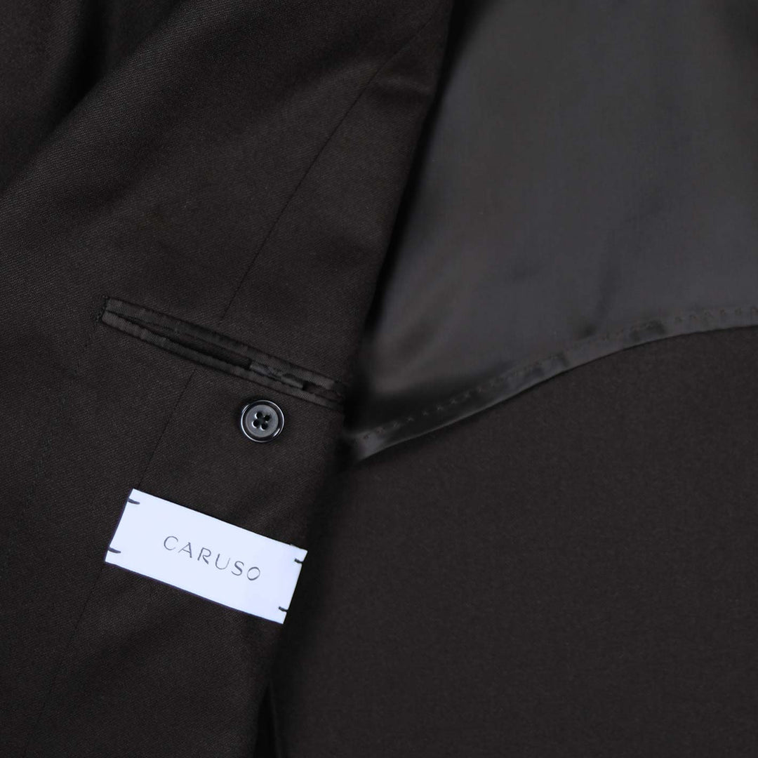 Dark Brown Superfine 120s Wool Suit