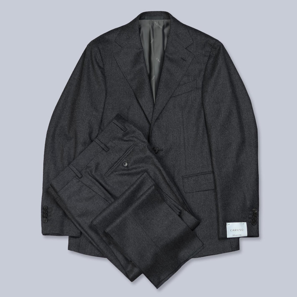 Dark Grey Flannel Wool Suit – Lund & Lund