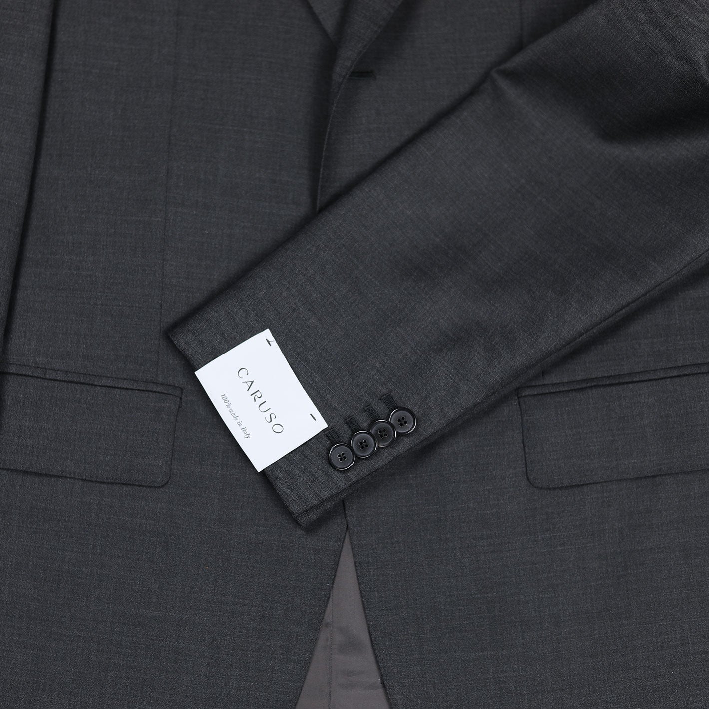 【専用ページ】CARUSO X Loro piana セットアップ　グレー 44 専用ページ】CARUSO X Loro piana セットアップ グレー 44
