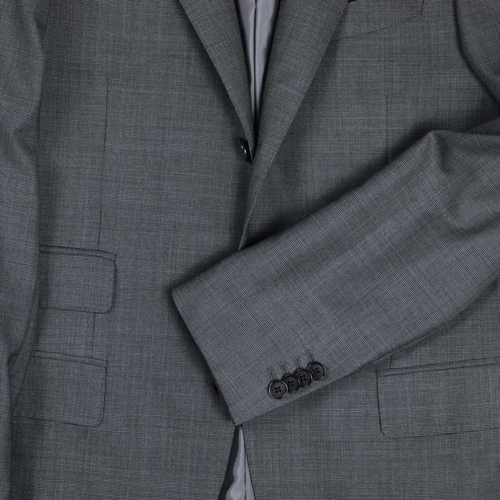 Grey Checked Loro Piana Super 150s Wool Suit