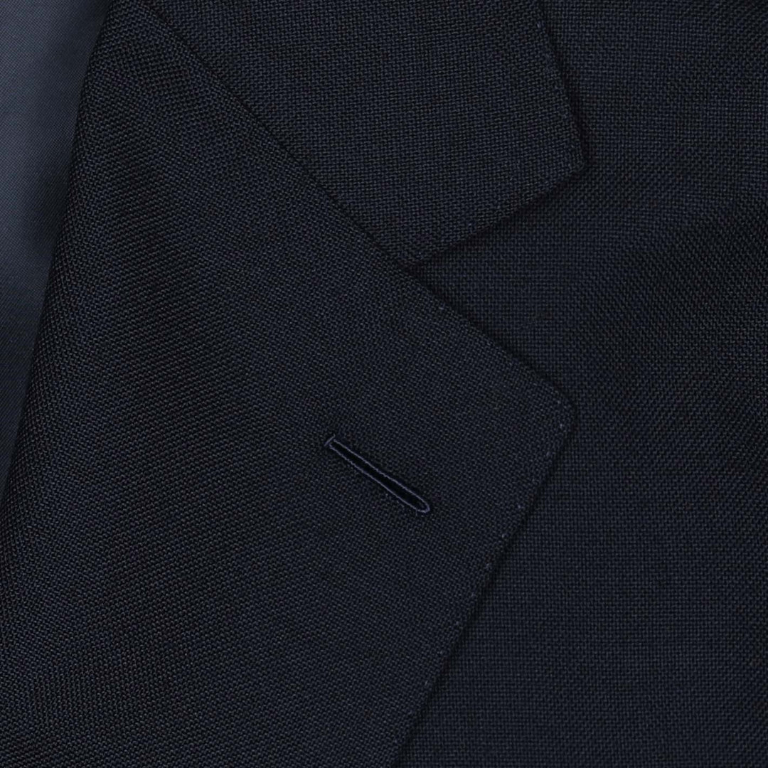 Midnight Blue High Twist Wool Suit