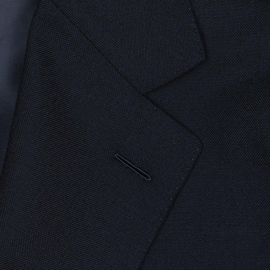 Midnight Blue High Twist Wool Suit