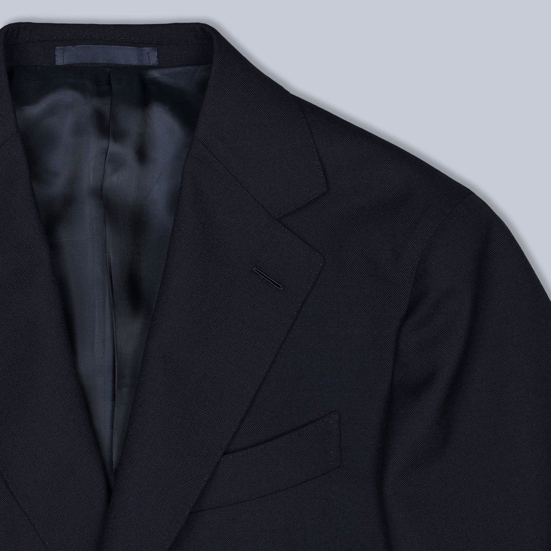 Midnight Blue High Twist Wool Suit