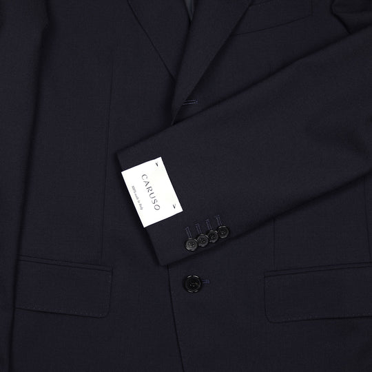 Midnight Blue High Twist Wool Suit