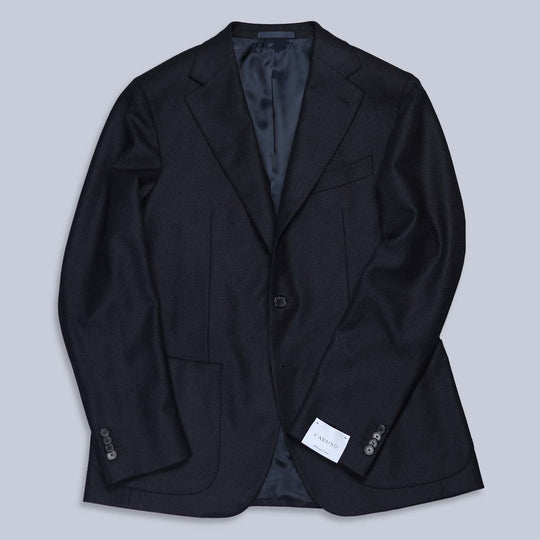 Navy Wool Cashmere Blazer