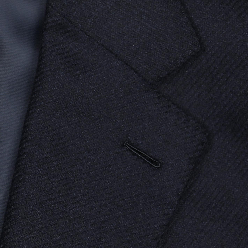 Navy Wool Cashmere Blazer