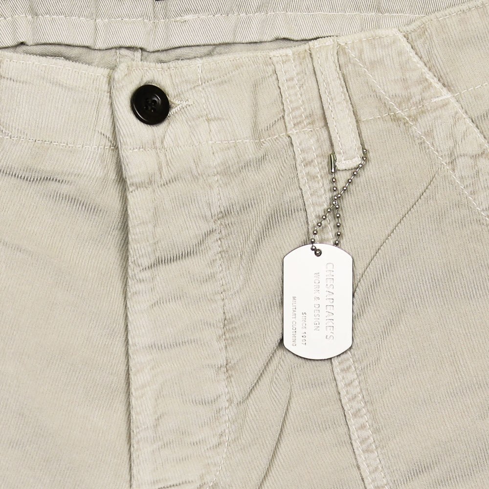 Beige Shannon Corduroy Shorts