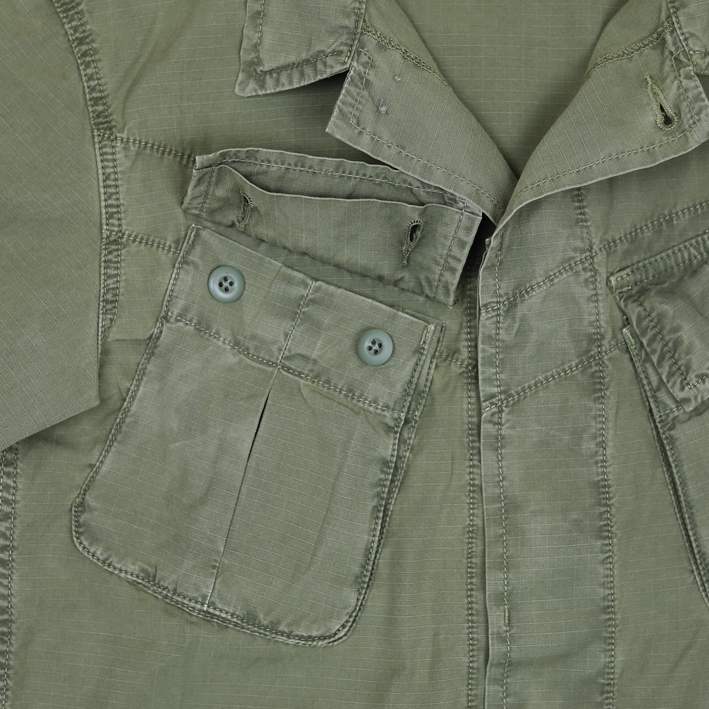 Green Cotton Fatigue Jungle Jacket – Lund & Lund