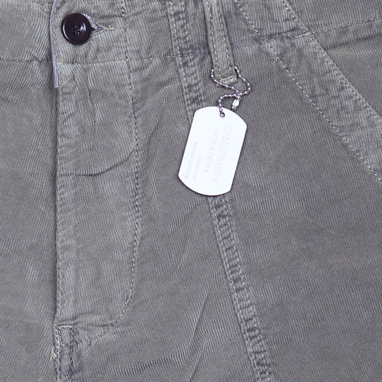 Grey Shannon Corduroy Shorts