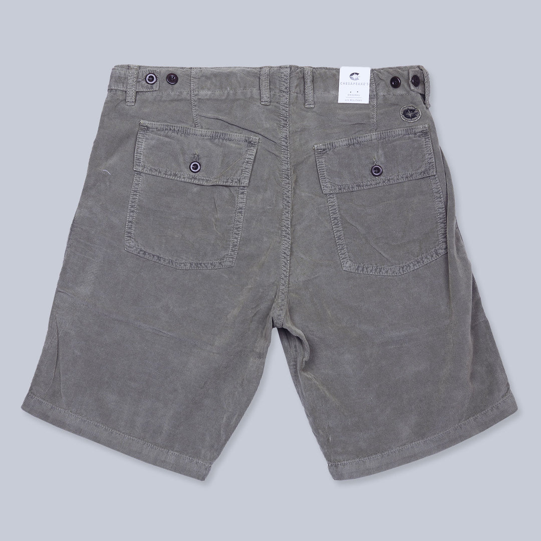 Grey Shannon Corduroy Shorts