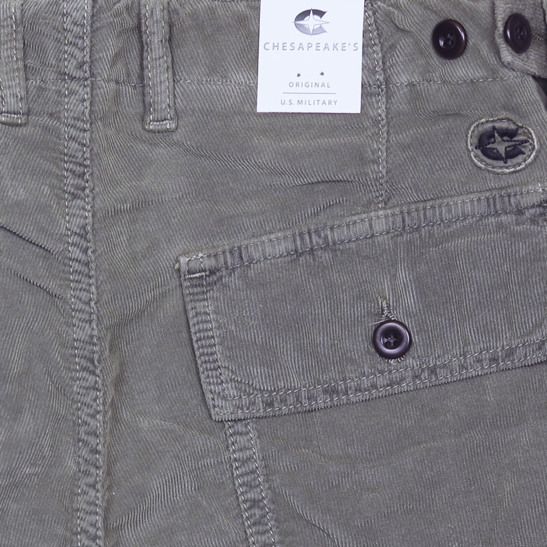 Grey Shannon Corduroy Shorts