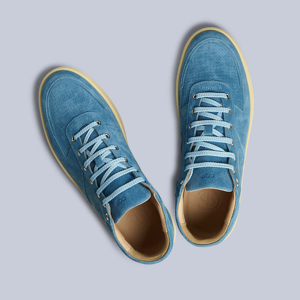 Carolina Blue Suede Center Mid Laguna Sneakers