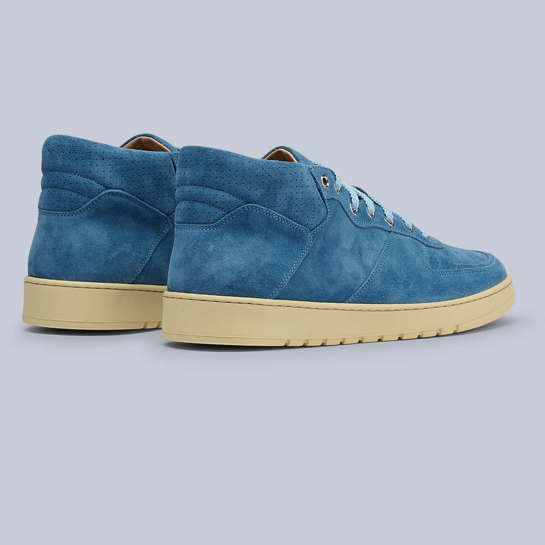 Carolina Blue Suede Center Mid Laguna Sneakers