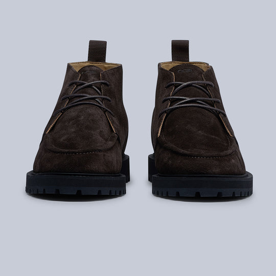 Dark Brown Astra Suede Boots