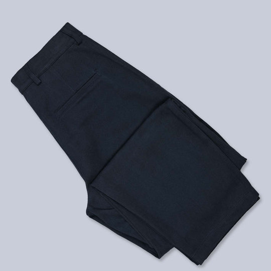 Navy Heavy Cotton Drill Trousers