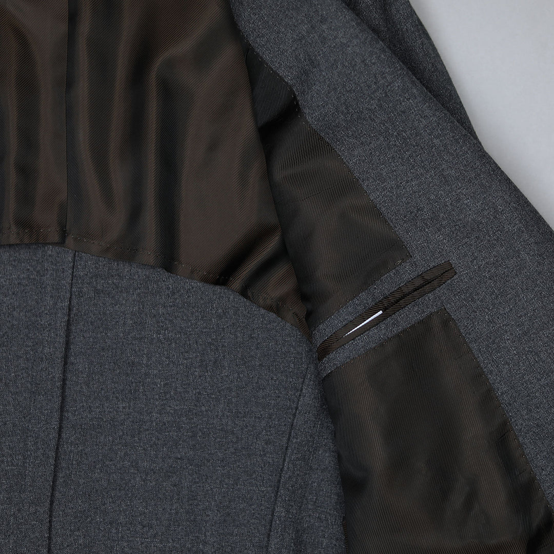 Grey High Twist Virgin Wool Suit