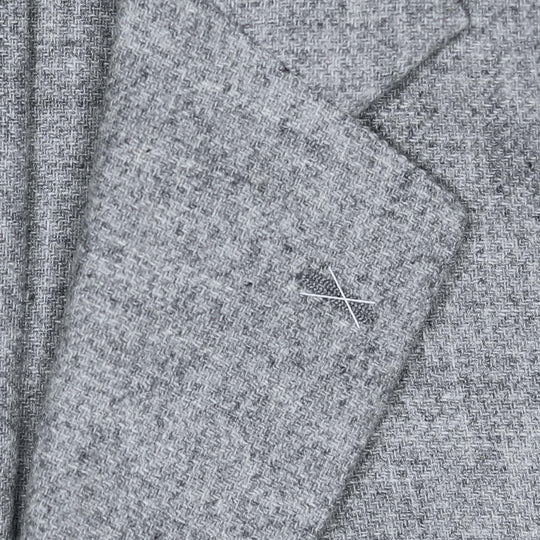 Grey Wool Cashmere Jersey Blazer