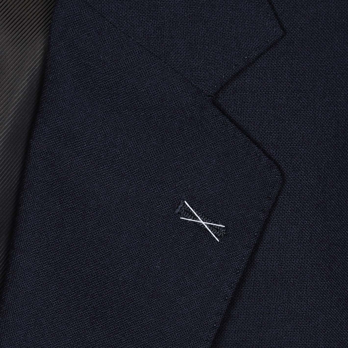 Navy High Twist Virgin Wool Suit – Lund & Lund